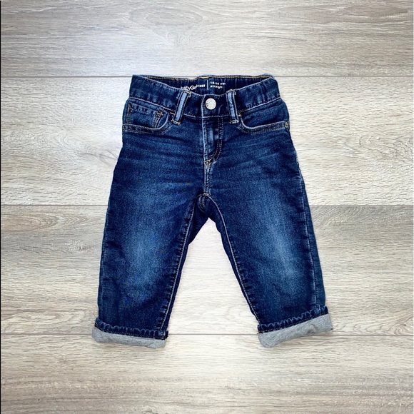 GAP Other - GAP Jersey Lined Blue Jeans 18-24 Months